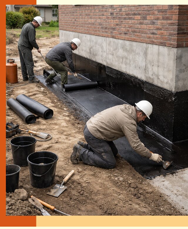 Гидроизоляция фундамента в Бугуруслане: надежная защита строений